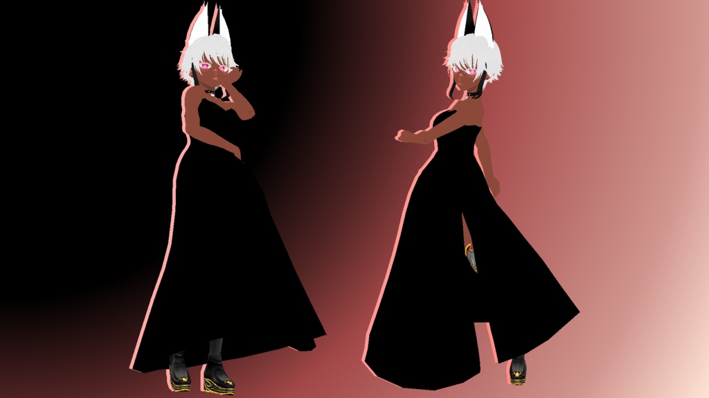 [VRoid Stable] Slit dress