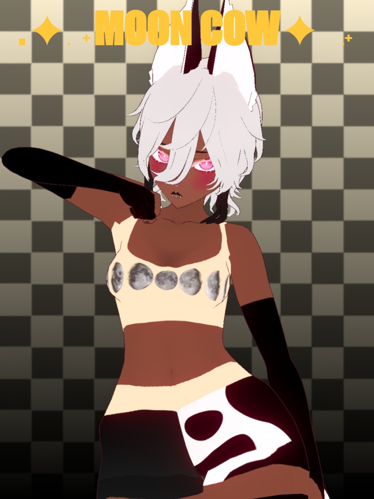 [VRoid Stable] Moon Cow Set