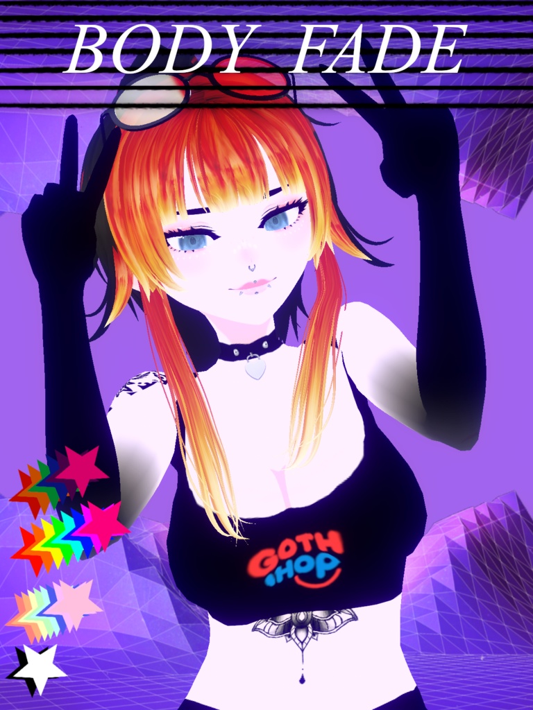 [Vroid Stable] Body Fade Textures