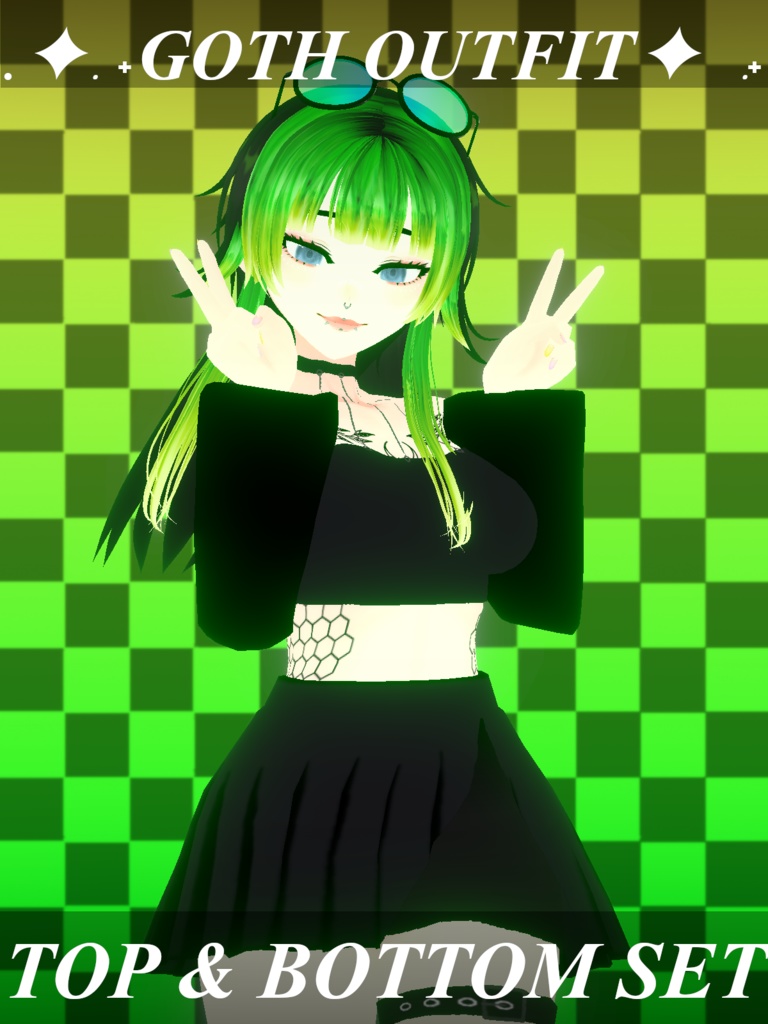 [Vroid Stable] Goth Set