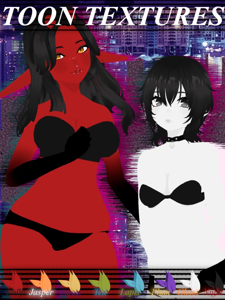 [Vroid Stable] Toon Body Textures- Unnaturals
