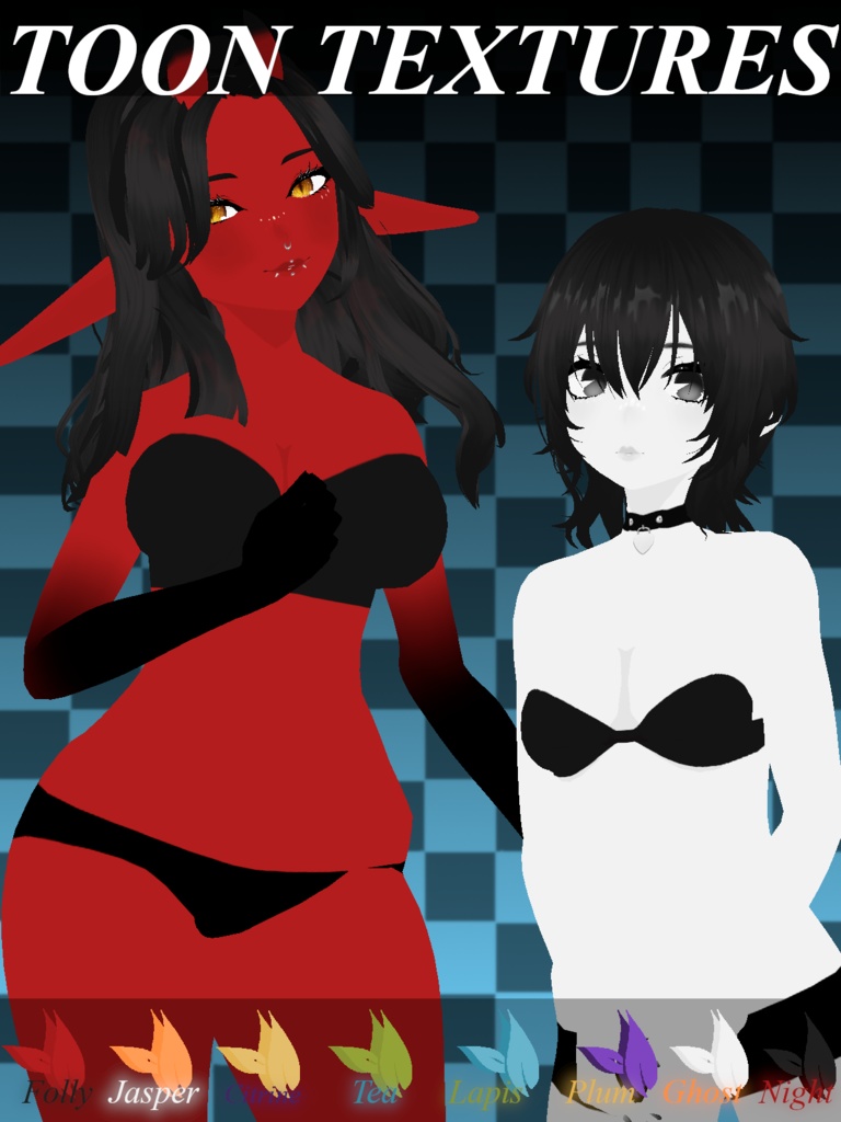 [Vroid Stable] Toon Body Textures- Unnaturals