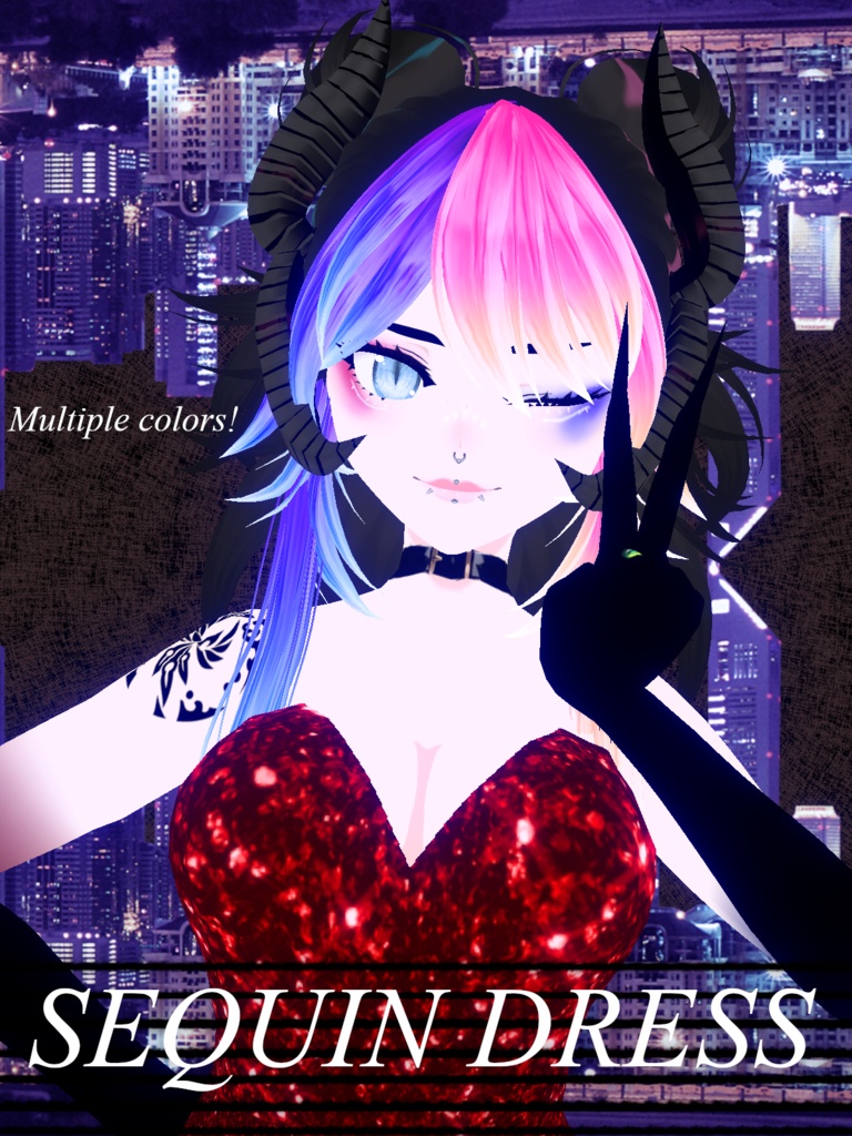 [Vroid Stable] Sequin Dress