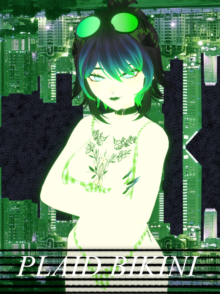 [Vroid Stable] Plaid Bikini