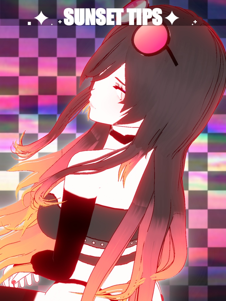 [Vroid Stable] Sunset Tip Highlights