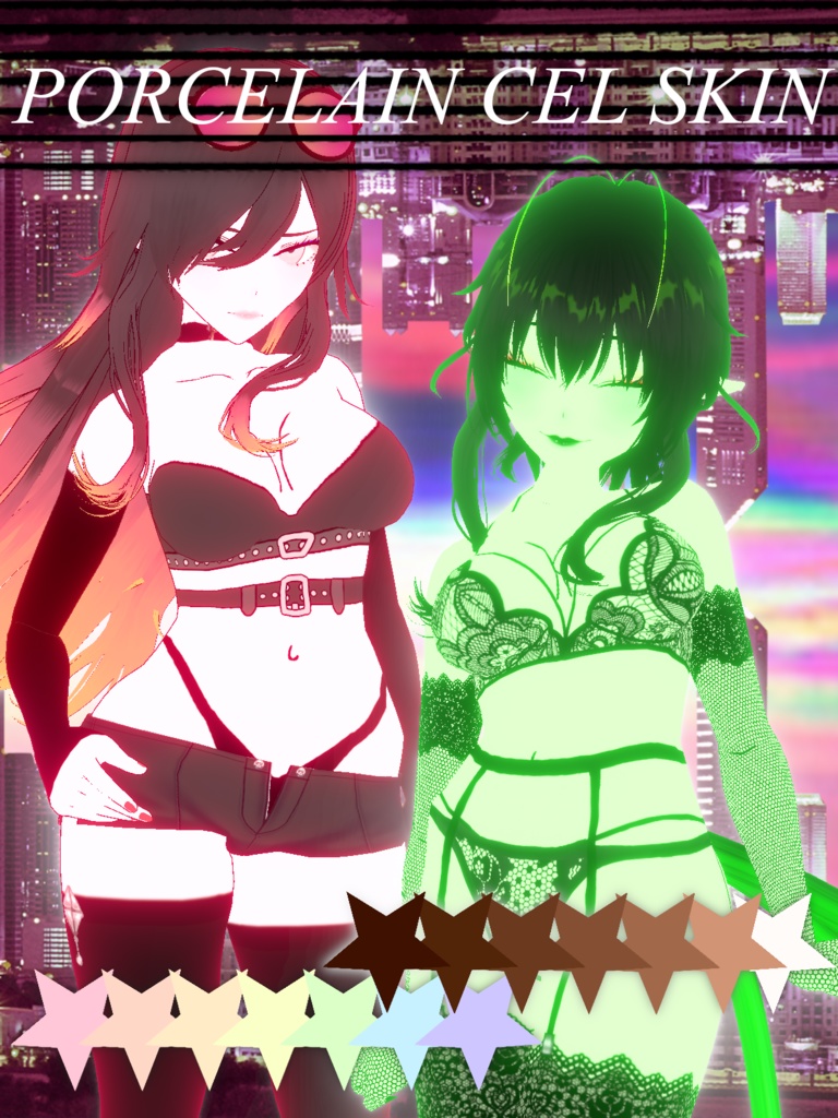 [Vroid Stable] Porcelain Cel Skin