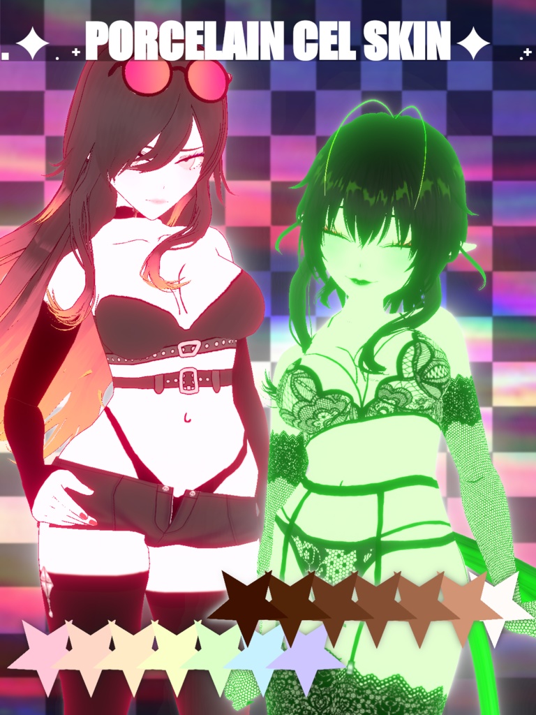 [Vroid Stable] Porcelain Cel Skin