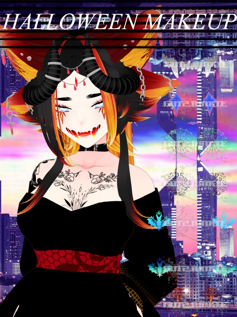 [Vroid Stable] Halloween Makeup