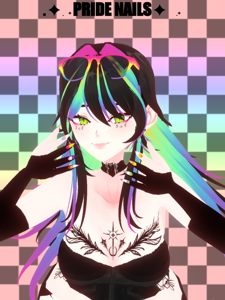 [VRoid Stable] Pride Nails