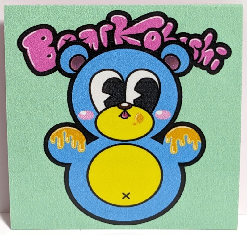 【コボシチャン】ベアコボシ(BearKoboshi)/48mmシール/簡易裏書き有/送料込み