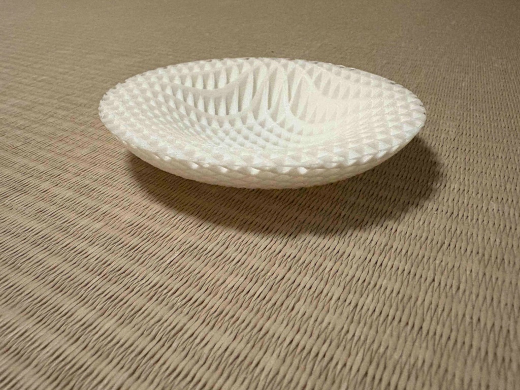 メッシュラティスプレート｜デコラティブトレー 3Dプリントデータ