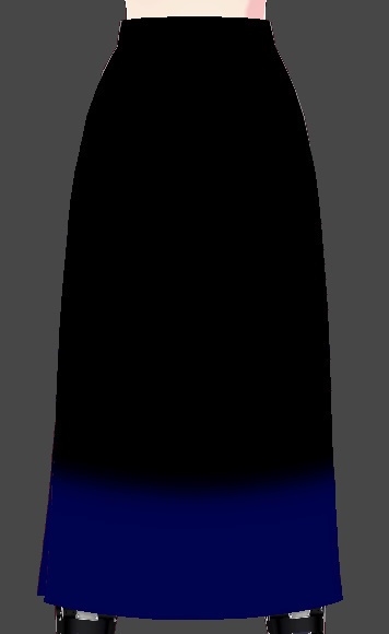 Ombre Skirt Leg Slit Package