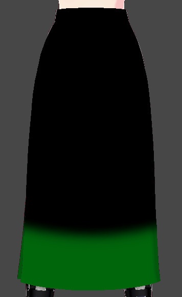 Ombre Skirt Leg Slit Package