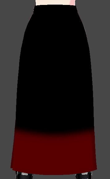 Ombre Skirt Leg Slit Package