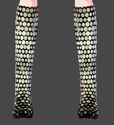 Disco Boots Gold/Black