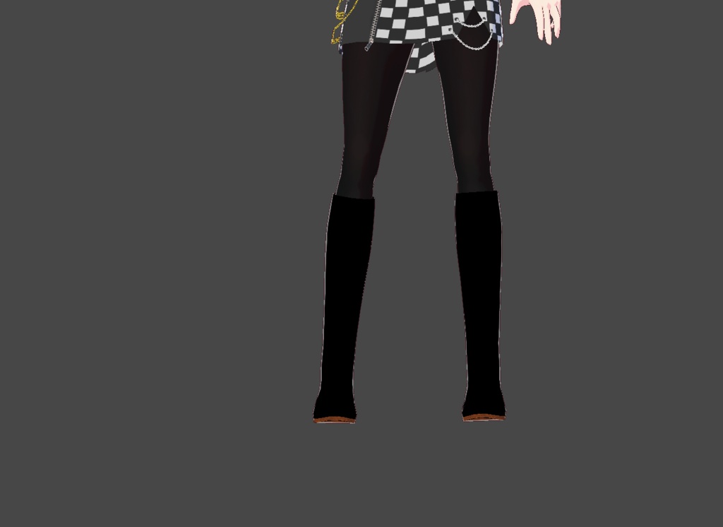 Black Boots Wood Bottoms