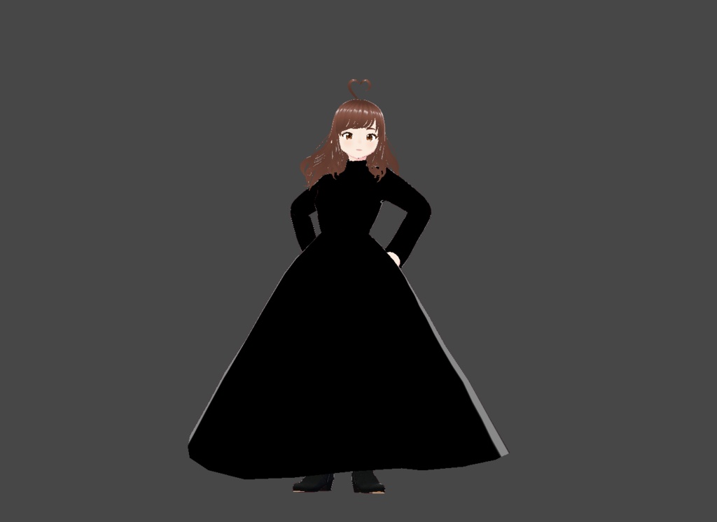 Turtleneck Long Sleeve Ballgown