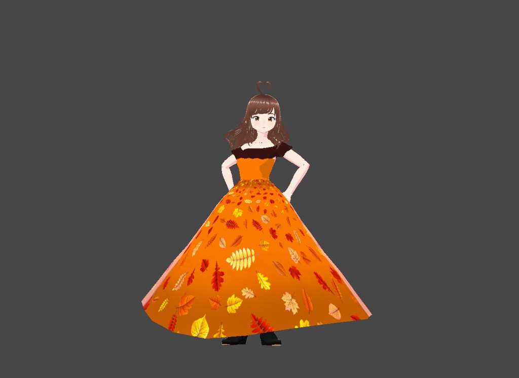 Autumn Leaves Ballgown