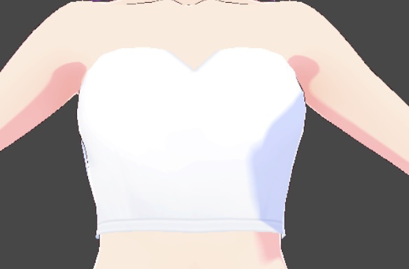 Sleeveless Heart Shaped Top