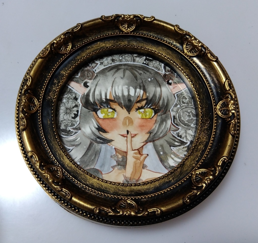 【値下げ】額装ミニ原画あのこシリーズ