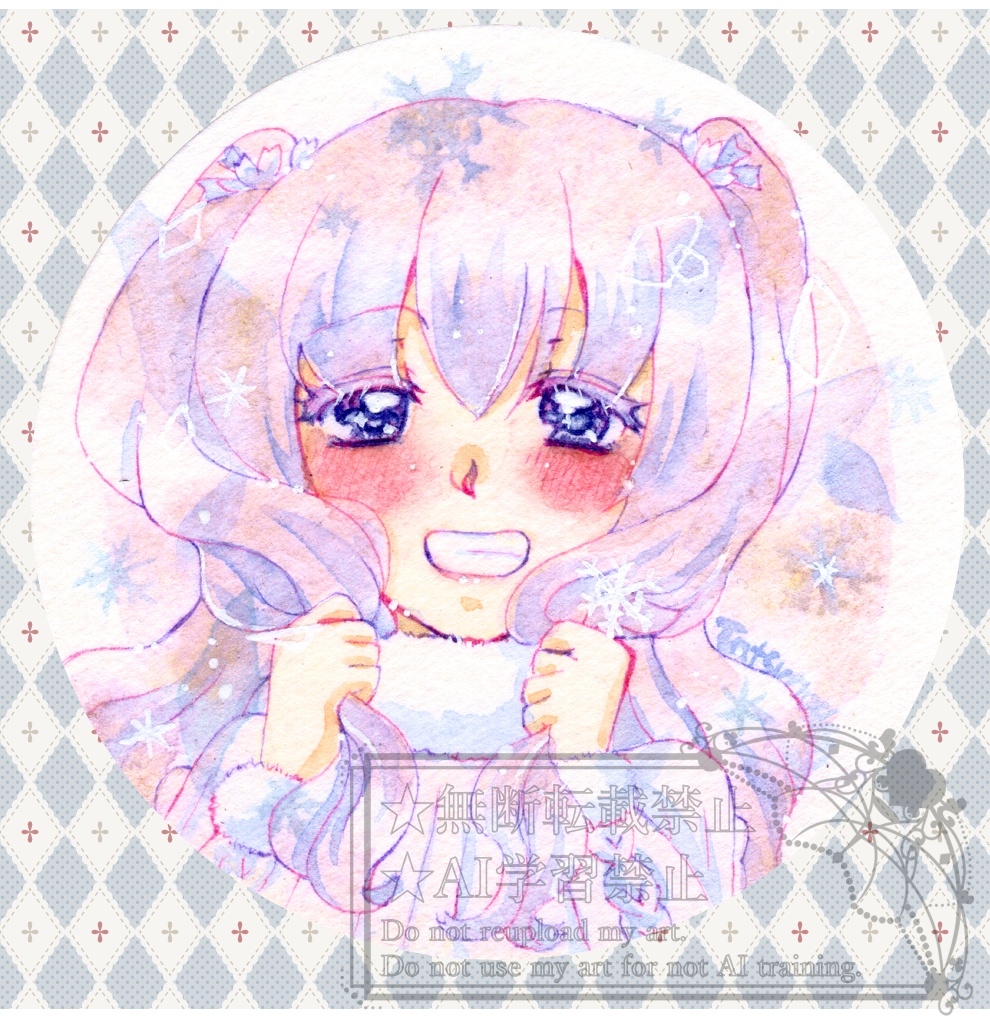 【透明水彩原画】エアセルフコミティア原画