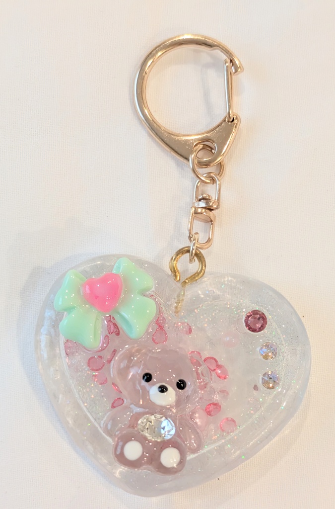 わんちゃん ハート アイスボックス キーホルダー