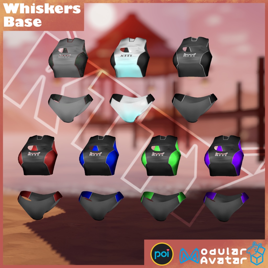 Whiskers Swimsuit 【VRChat】
