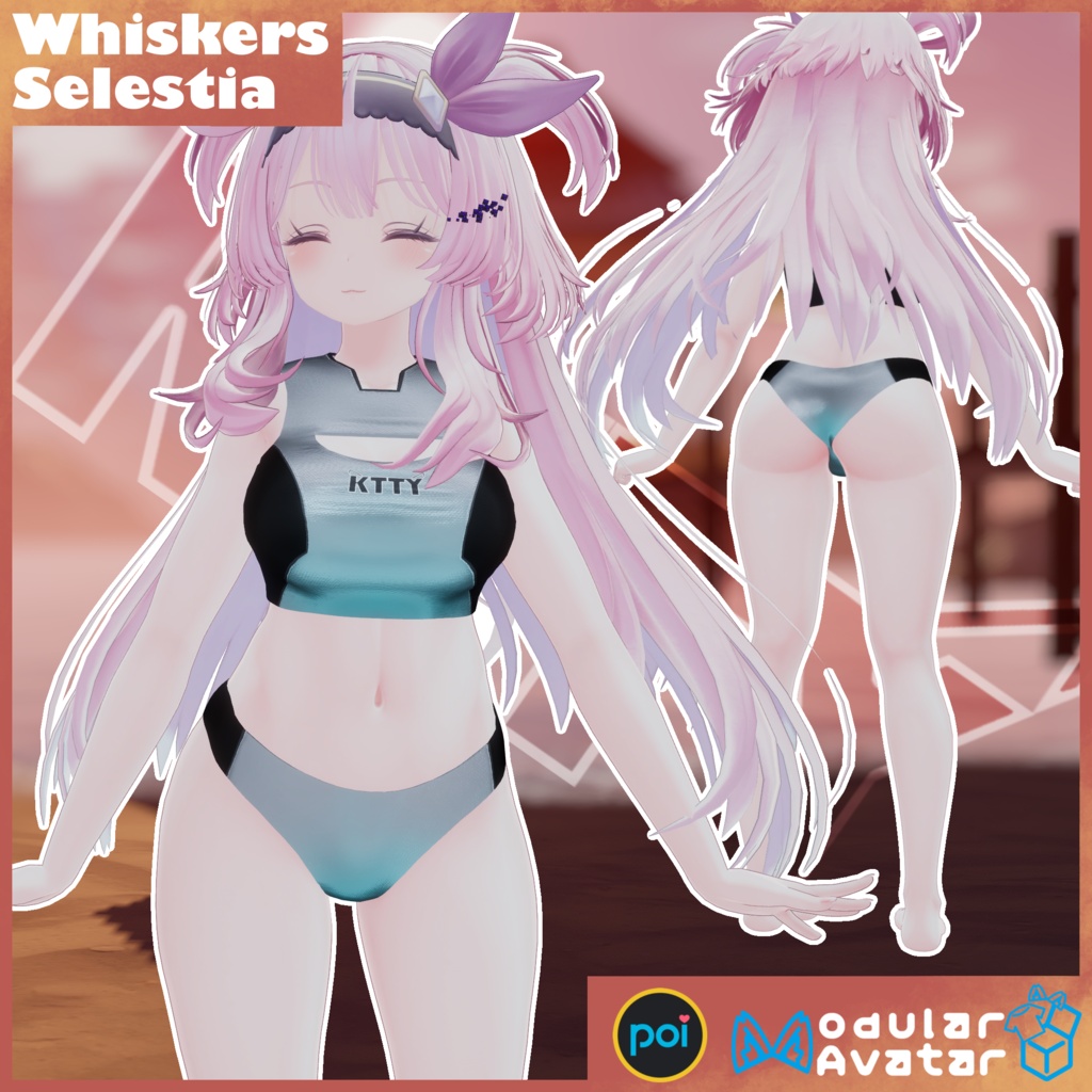 Whiskers Swimsuit 【VRChat】