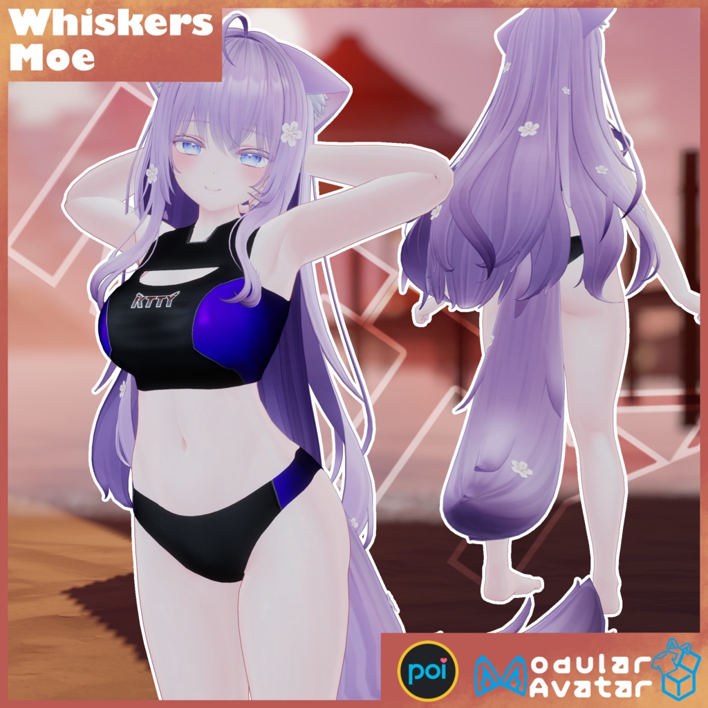 Whiskers Swimsuit 【VRChat】