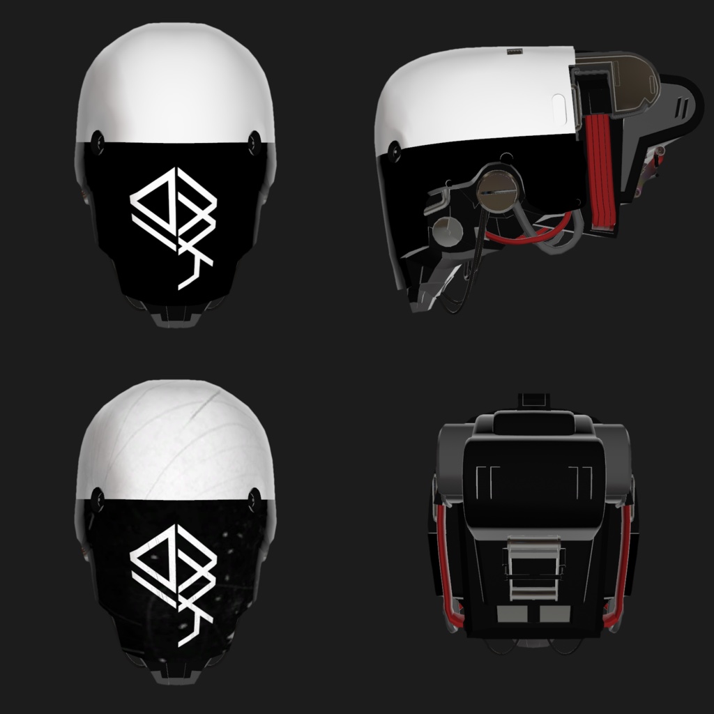 MechaHead - MH1【サイバーパンクメカヘッド】