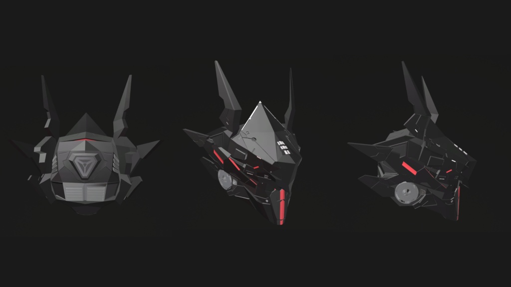 MechaHead - MH2【サイバーパンクメカヘッド】