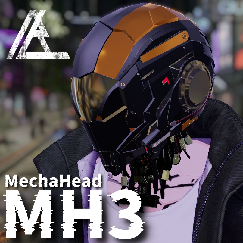 MechaHead - MH3【サイバーパンクメカヘッド】