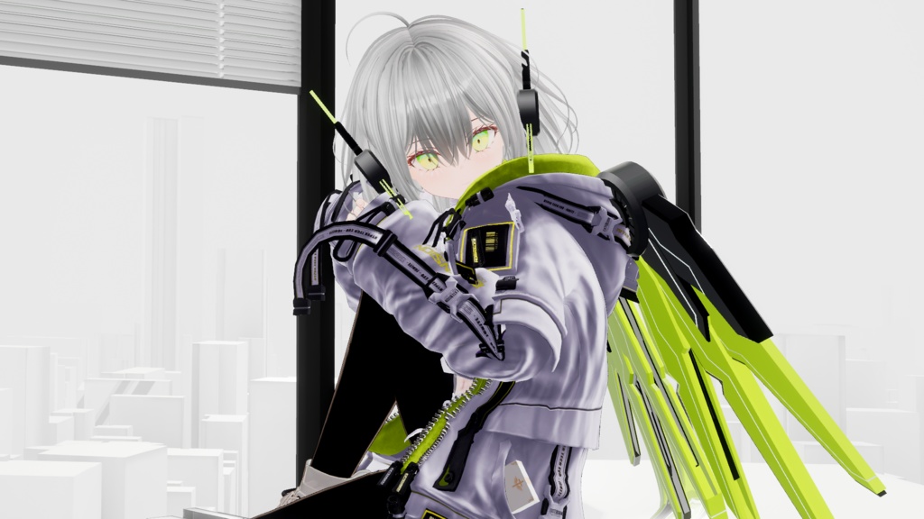 TechWing&HeadSet - TW1&HS1【サイバーパンクアクセサリ】