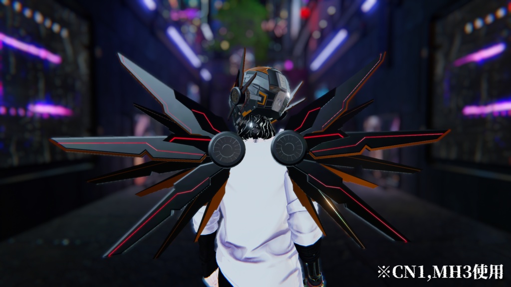 TechWing&HeadSet - TW1&HS1【サイバーパンクアクセサリ】