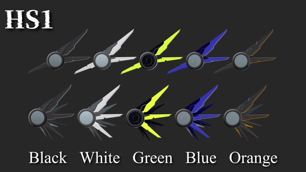 TechWing&HeadSet - TW1&HS1【サイバーパンクアクセサリ】