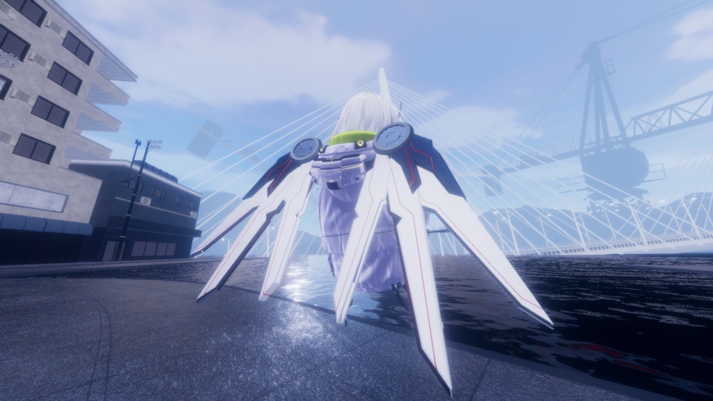 TechWing&HeadSet - TW1&HS1【サイバーパンクアクセサリ】