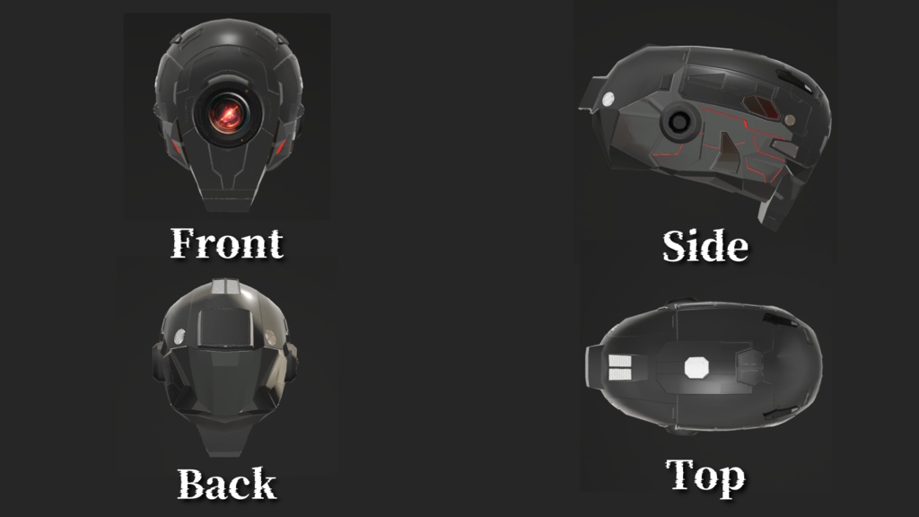 MechaHead - MH4【サイバーパンクメカヘッド】