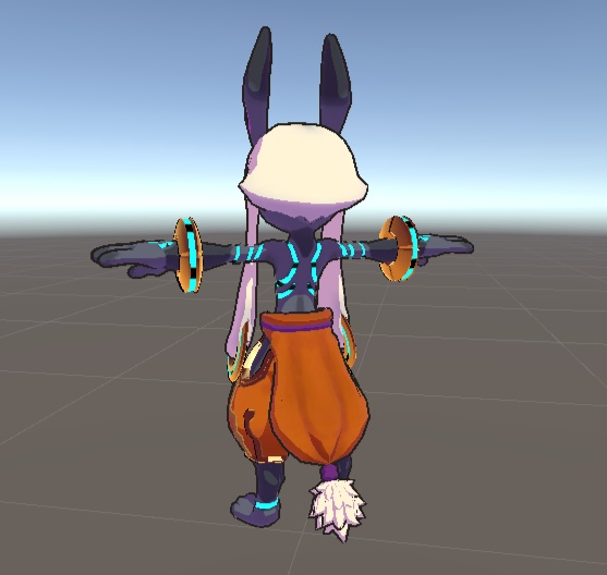 【VRC 対応3Dモデル】うさお Ver.1