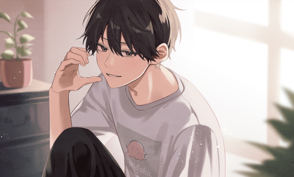 暗(省エネ男子)ステッカー第1弾