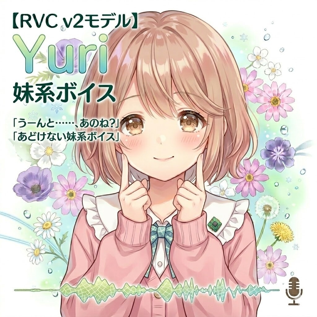 【RVC v2モデル】Yuri （妹系ボイス）