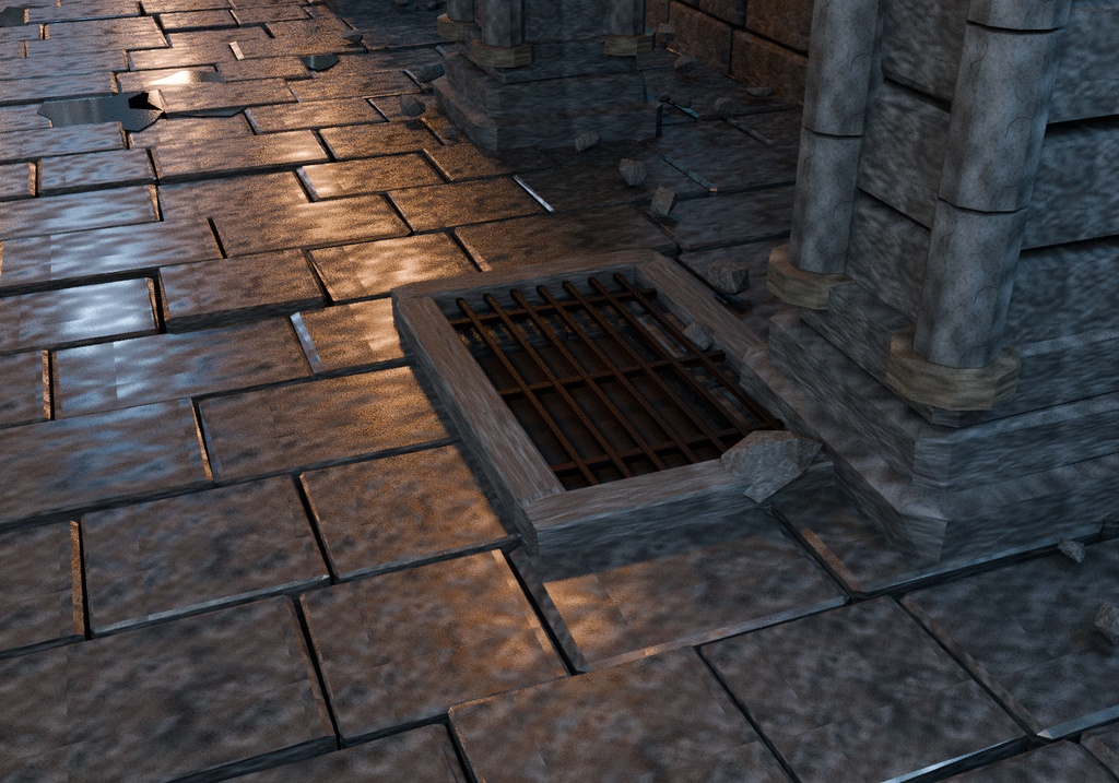 Fantasy Dungeon | ファンタジーダンジョン3Dモデル