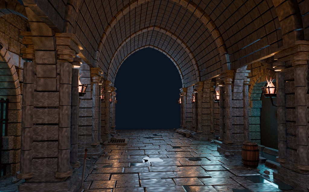 Fantasy Dungeon | ファンタジーダンジョン3Dモデル