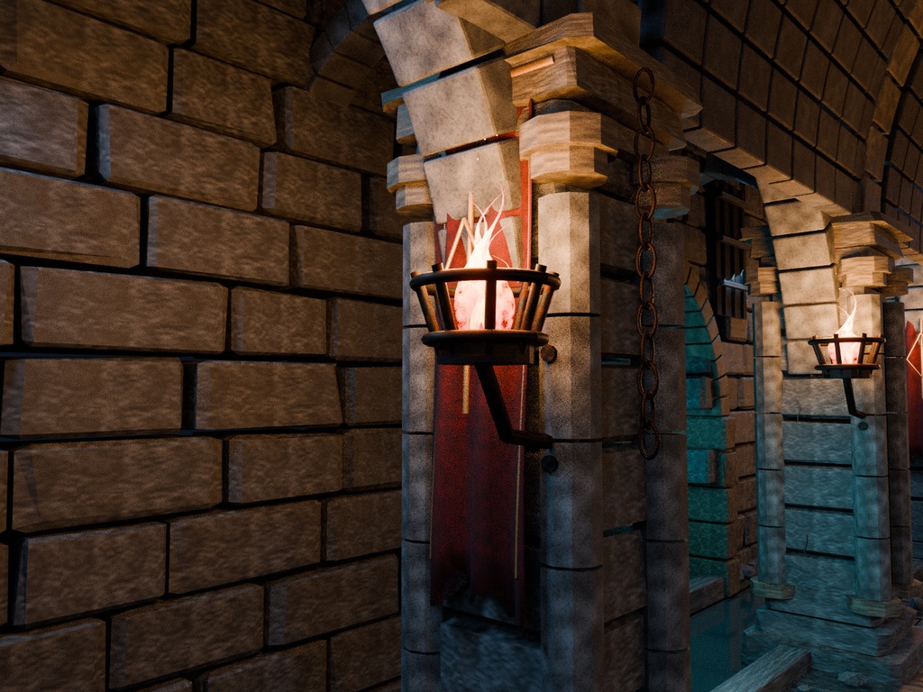 Fantasy Dungeon | ファンタジーダンジョン3Dモデル