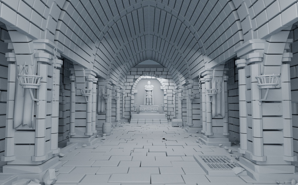 Fantasy Dungeon | ファンタジーダンジョン3Dモデル