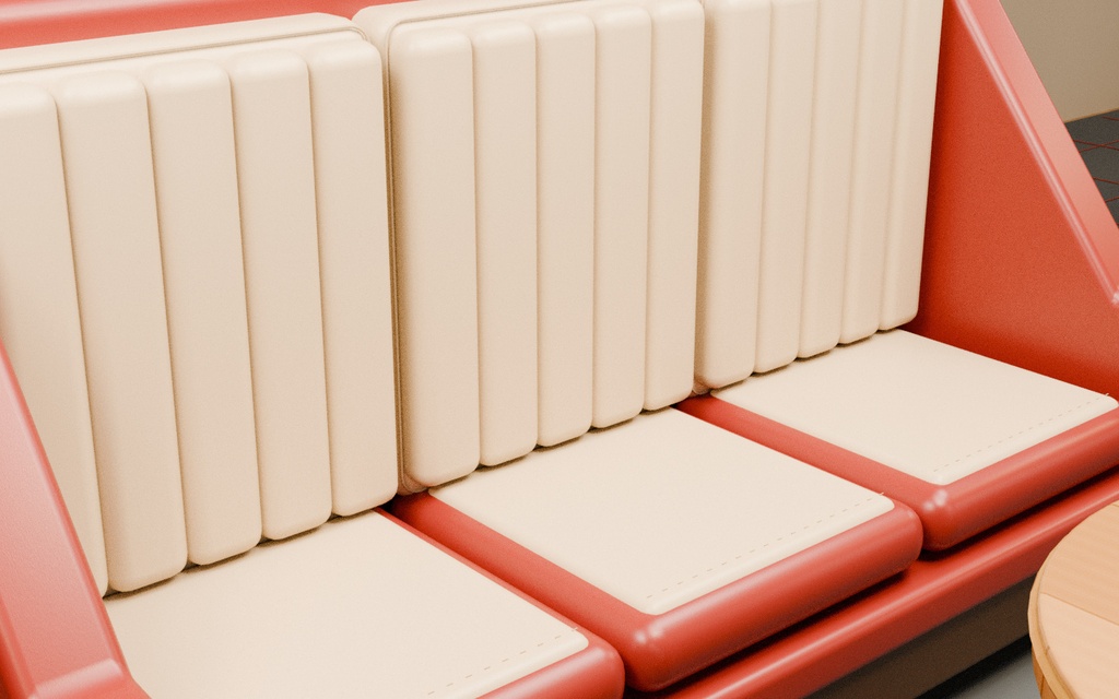 Retro Bowling Alley | ボウリング場3Dモデル