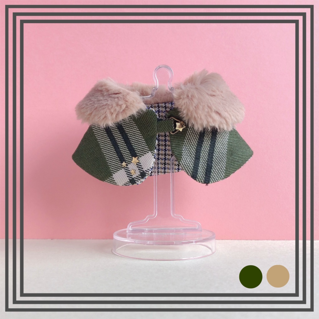 fur coat poncho style