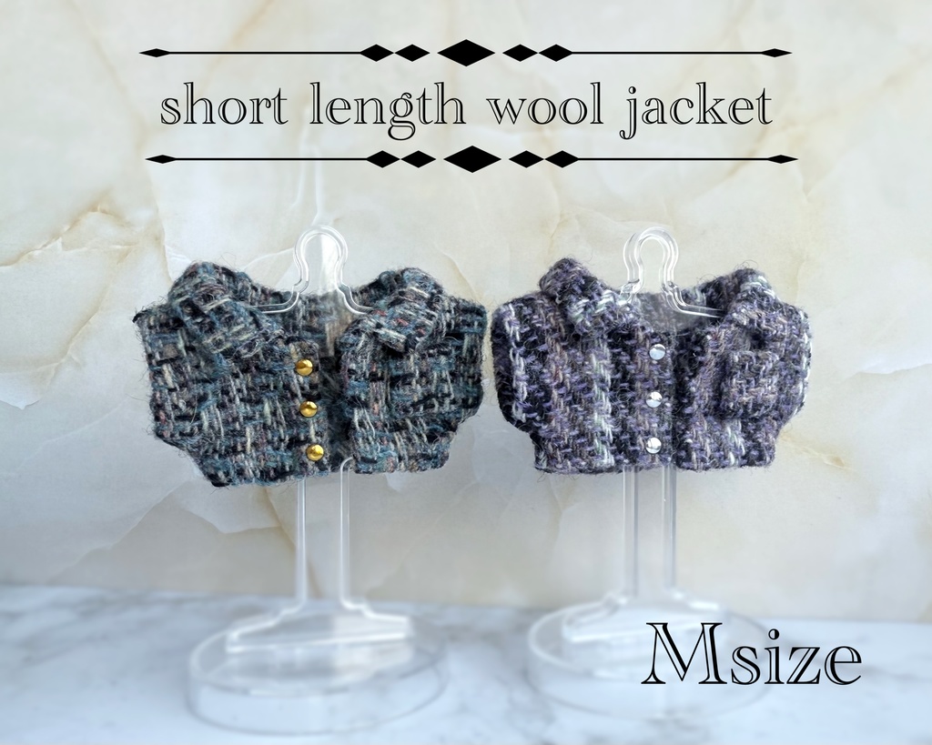 short length wool jacket