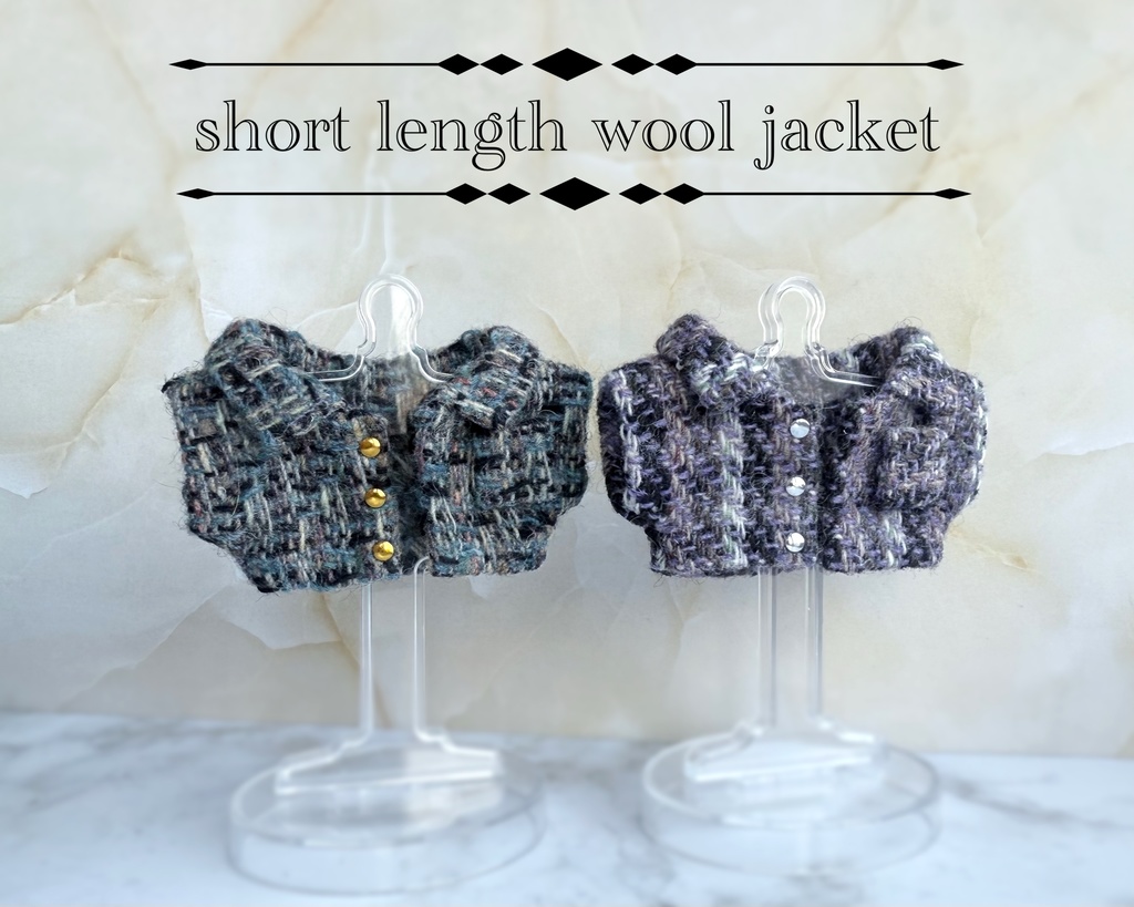 short length wool jacket