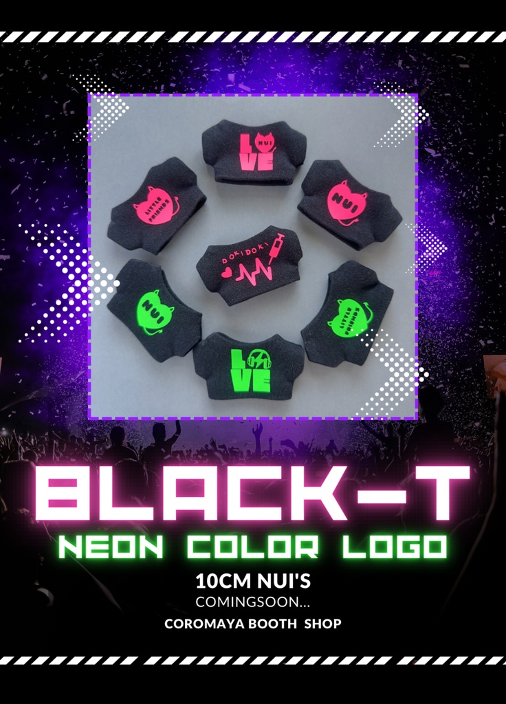 ⚡︎NEON logo BLACK T⚡︎