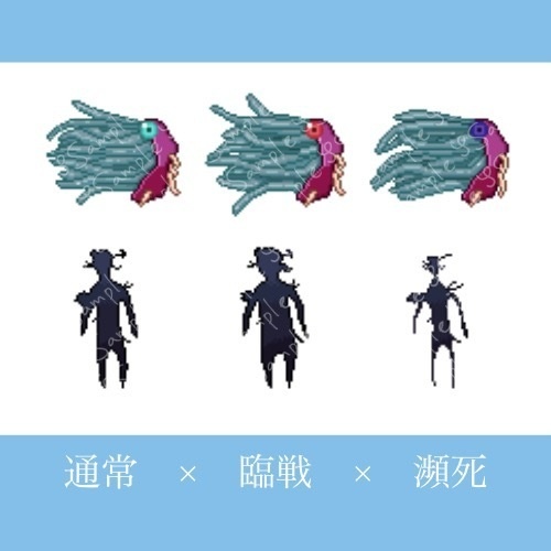 モンスター素材『棄てられた施設』ドット編